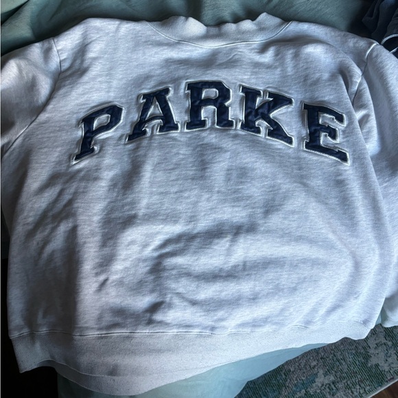 PARKE sweatshirt mockneck *used* - Picture 2 of 8